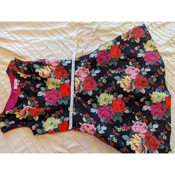 Baker by Ted Baker girls sz 14 floral butterfly ladybug dress euc - Picture 6 of 7